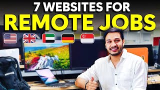 7 Best Remote Jobs Website 202324  40 Lakhs Base  How to get remote jobs  Kushal Vijay [upl. by Ttehc]