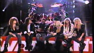 Warrant Cherry Pie LIVE on Arsenio Hall [upl. by Wordoow]