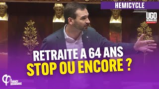 Retraite à 64 ans  stop ou encore  Discours dUgo Bernalicis pour abroger la réforme des retraites [upl. by Dinin736]