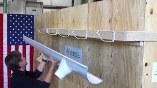 Preparing a box gutter  White Roof 1  ConservatoryLand [upl. by Erdnad]