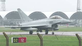 Live from RAF Coningsby Home to RAF Eurofighter Typhoon FGR4  QRA amp BBMF [upl. by Lesde]