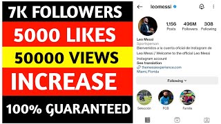 7K എന്നോ 👀🔥  How to increase instagram followers malayalam instagram likes and views [upl. by Sirdna]