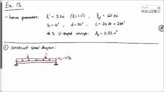 CE 413 Lecture 22 Shear Design of RC Beams contd 20160316 [upl. by Eveivaneg711]