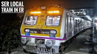 BarasatDigha amp BarasatPanskura FTR Special EMU train passing through Bally Halt amp Bally Station [upl. by Rubetta]