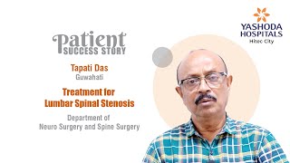 Treatment for Lumbar Spinal Stenosis  Lumbar Discectomy  Lumbar Laminectomy  Yashoda Hospitals [upl. by Anayk]