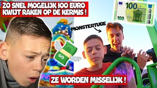 HIJ RAAKT €100 KWIJT OP DE KERMIS  😱 EN WORDT MISSELIJK  De Bakkertjes 901 [upl. by Elocim]