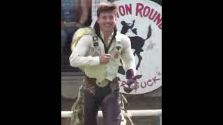 Weston Timberman Rides for 89 Sankey amp Phenom Genetics Land O Fancy in Pendleton  shorts rodeo [upl. by Akemat]