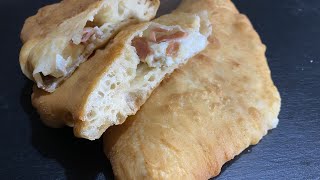 pizza fritta napoli street food  pizza fritta con cicoli  pizza fritta ripiena  pizza fritta [upl. by Normi]