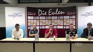 Pressekonferenz nach dem Sieg bei der TSG Friesenheim [upl. by Becht636]