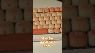 Akko Bun Wonderland Keycaps akko akkokeycaps keeb aula mechanicalkeyboard keyboard keycaps [upl. by Hsaka]