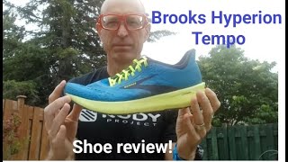 Talking Racewalking Shoe Review Brooks Hyperion Tempo [upl. by Elsilrac]