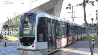 Trams in Rotterdam Netherlands [upl. by Ammann715]