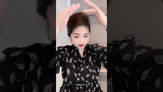 Quick and easy girls hairstyle 💙✂️ Short hair style amplong hair style shorts tutorial tiktok [upl. by Cesaro]