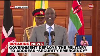 President William Ruto Addresses The Nation following Tuesdays Protests FULL SPEECH [upl. by Anyek590]