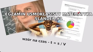 EGZAMIN ÓSMOKLASISTY MATEMATYKA SLANDER [upl. by Bowrah365]