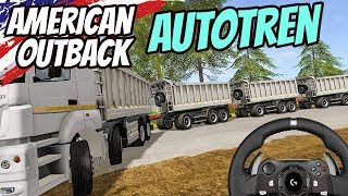 AutoTren cu 160 de TONE FS17 American Outback [upl. by Dora]