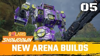 Lets test out some new Mech Builds  Mechwarrior 5 Mercenaries Solaris Showdown 05 [upl. by Zurciram]