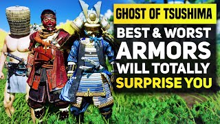 Ghost of Tsushima  Best amp Worst Armor Sets And How To Make Them Way Better Tips amp Tricks [upl. by Treve268]