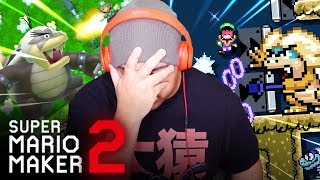 NO CLICKBAIT HARDEST LEVEL EVER 5 HOURS TO RECORD SUPER MARIO MAKER 2 45 [upl. by Ertnom]