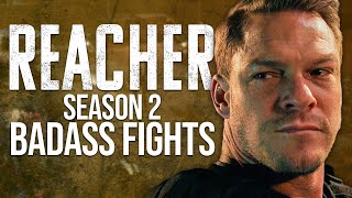 Reachers Season 2 Badass Fights  Reacher [upl. by Lonny498]