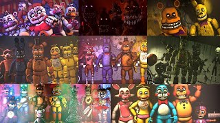 All FNAF Characters Sing The FNAF Song [upl. by Wedurn]