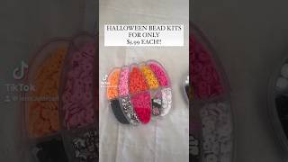 HALLOWEEN BEAD KITS  crafts beads bracelet claybeads halloween halloweencraft [upl. by Oihsoy]