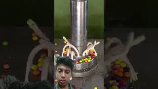 Reeses Chocolate Vs Hydraulic Presshydraulicpress satisfying candy crushingasmr [upl. by Aynna959]