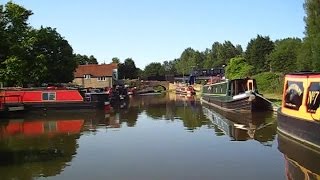 09072015 Timelapse Narrowboat Trip on the Oxford Canal  Lower Heyford to Kirtlington Quarry [upl. by Colligan]