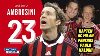 Kisah Massimo Ambrosini Gelandang Jangkar AC Milan [upl. by Aluap]