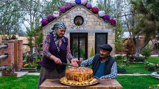 The King Dish of Azerbaijani Cuisine  SHAKH PILAF  With Beef and Pumpkin [upl. by Petrine]