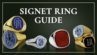 Mens Signet Rings What They Are amp How To Wear Them [upl. by Halac]