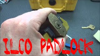 307 Antique Ilco Padlock Picked Open amp Shimmed [upl. by Sivek997]