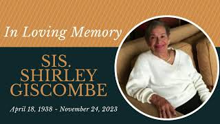 12823 Celebration of Life for Sis Shirley Giscombe [upl. by Ahsener758]