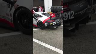 Porsche 911 RSR MidEngine Garage Roll Out Speedwaychaser Michael G [upl. by Valentia]