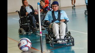 Match amical foot fauteuil à Bordeaux  Equipe des Pyrénées Atlantiques 64 contre Bordeaux 33 [upl. by Rehpotsrihc]