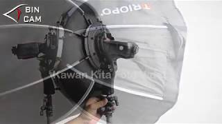 Softbox octabox with handheld for flash 65 cm [upl. by Navada]