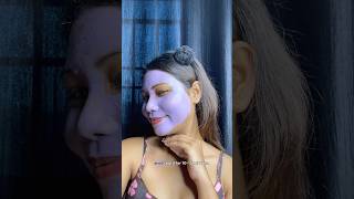 Viral purple clay mask  skin radiance mask  reviewing ✨ foxtale [upl. by Nivlam]