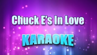 JonesRickie Lee  Chuck Es In Love Karaoke amp Lyrics [upl. by Ahsi]