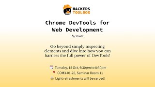 Hackers Toolbox AY2425S1 Hackers Toolbox Chrome DevTools for Web Development [upl. by Eilliw593]