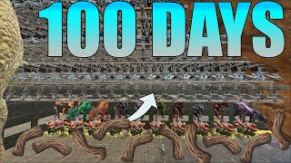 SOLO Spending 100 DAYS On A Fibercraft Server This is what Happens  Ark PvP Full Wipe [upl. by Nellad]