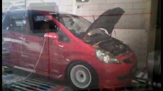 1056 FWHP  Dyno tuning Dastek Unichip Q Piggyback on Honda Jazz VTEC 15L [upl. by Tracey]