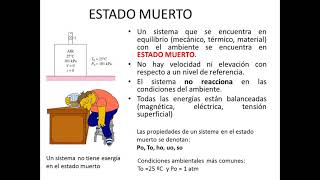 Exergía Parte I Sistemas cerrados [upl. by Imugem]