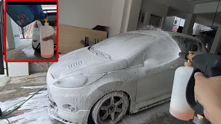 Foam Gun from shopee quick wash  Ford Fiesta Mk7 [upl. by Eiddam]