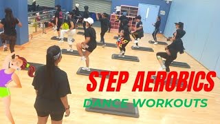 STEP WORKOUT 🔴 CARDIO DANCE FITNESS [upl. by Enyad]