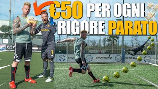 REGALO 50 EURO ad ogni RIGORE PARATO dal portiere della ROMA ⚽️ [upl. by Crespo]