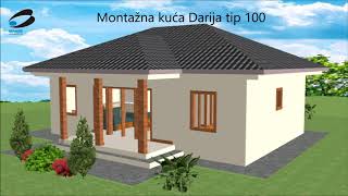 Montažne kuće Maker Ivanjica model Darija Tip 100 [upl. by Vidal]