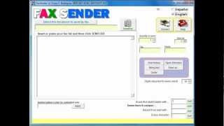 How to send fax from your computer with Windows xp or Windows 7 FaxSender [upl. by Citarella]