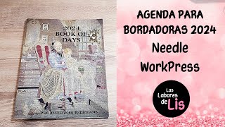 NeedleworkPress 2024 Book of Days Planner ❤ Agenda puntodecruz flosstube crosstitch [upl. by Sualohcin423]