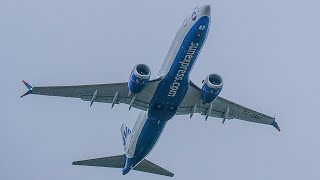 SunExpress Boeing 7378 Max TCSMA departing from Birmingham Airport [upl. by Aniaz]