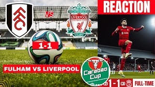 Fulham vs Liverpool 11 Live Stream Carabao Cup Semi Final EFL Football Match Score Highlights 2024 [upl. by Otrebcire453]